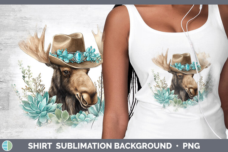 GorgeousWoodland Teal Cowboy Shirt design.