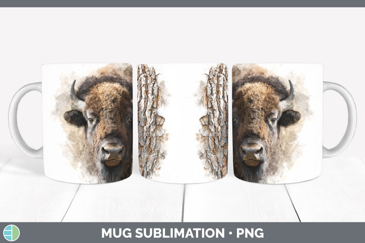 GorgeousWoodland Tree Peek Mug Wrap design.