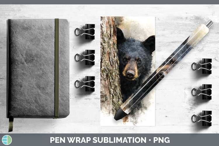 GorgeousWoodland Tree Peek Pen Wrap design.