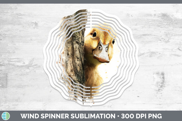GorgeousWoodland Tree Peek Wind Spinner design.