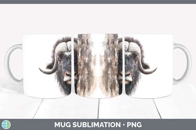 GorgeousWoodland Tree Peek Mug Wrap design.