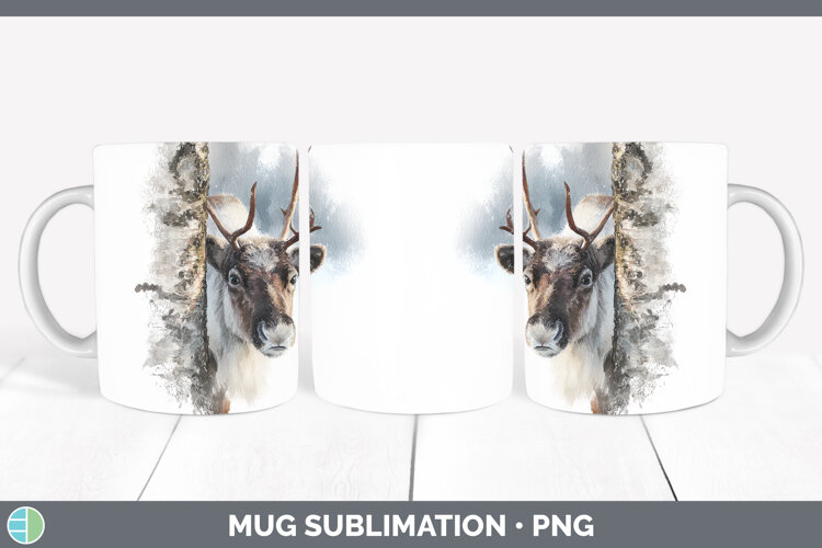 GorgeousWoodland Tree Peek Mug Wrap design.