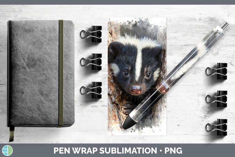 GorgeousWoodland Tree Peek Pen Wrap design.