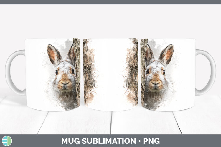GorgeousWoodland Tree Peek Mug Wrap design.