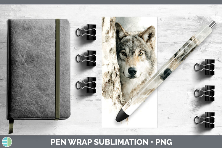 GorgeousWoodland Tree Peek Pen Wrap design.