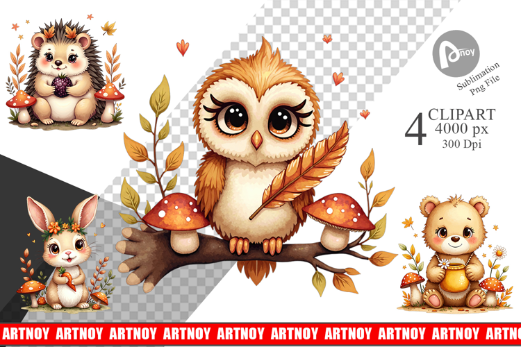 Woodland Whimsy Clipart