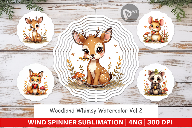 Woodland Whimsy Wind Spinner