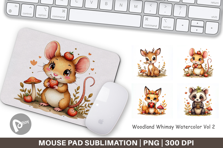 Woodland Whimsy Mouse Pad
