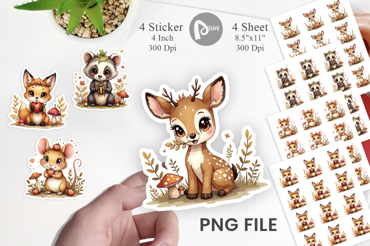 Woodland Whimsy Sticker
