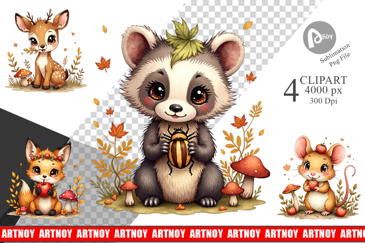 Woodland Whimsy Clipart