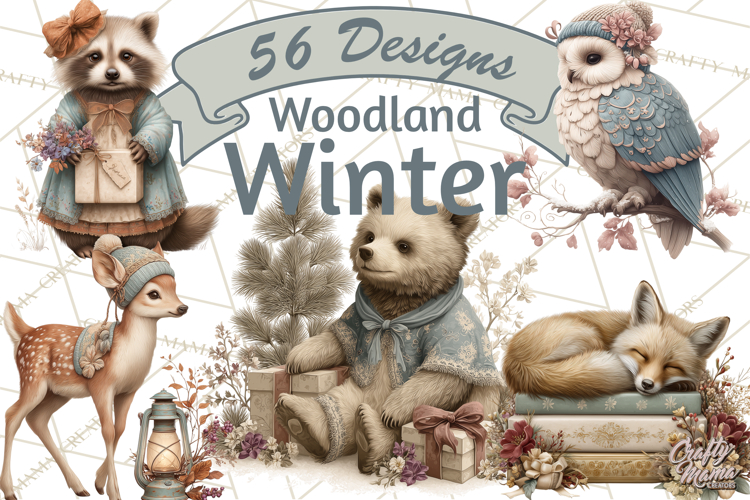Winter Animals Clipart Image 22