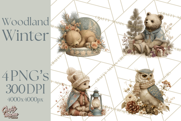 Winter Animals Clipart Image 13