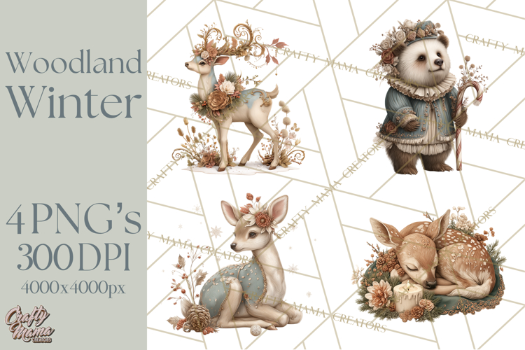 Winter Animals Clipart Image 21