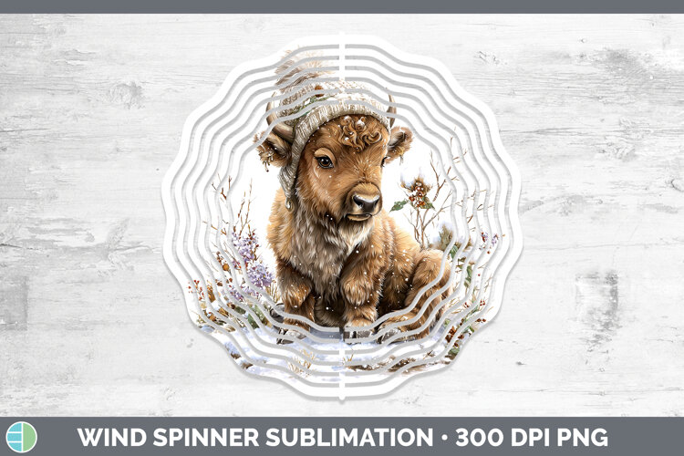 GorgeousWoodland Winter Knit Hat Wind Spinner design.