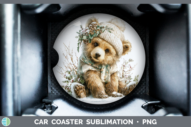 Car Coaster Sublimation Designs Image 3