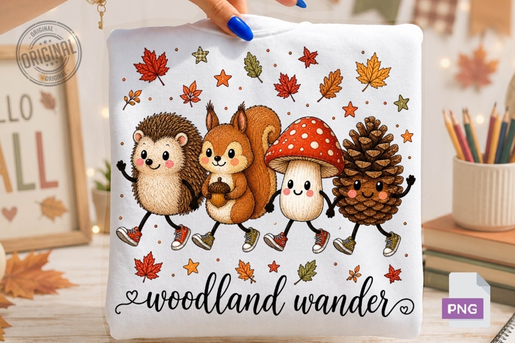 Woodland Wonder Autumn Friends PNG