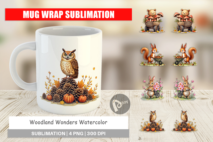 Woodland Wonders Mug Wrap