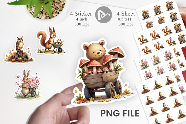 Woodland Wonders Sticker