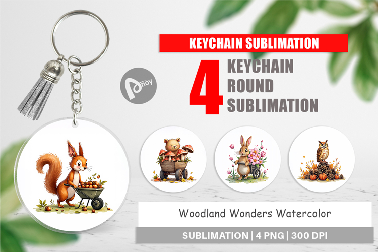 Woodland Wonders Keychain