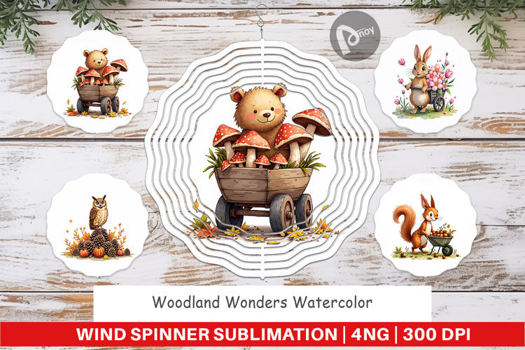Woodland Wonders Wind Spinner