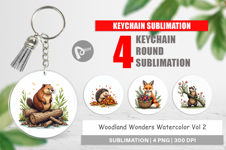 Woodland Wonders Keychain