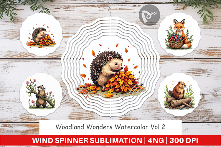 Woodland Wonders Wind Spinner