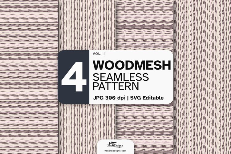 WOODMESH Vol. 1 Seamless Pattern example image 1