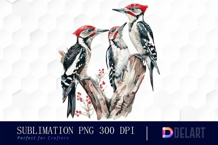 Woodpeckers Graphics Clipart