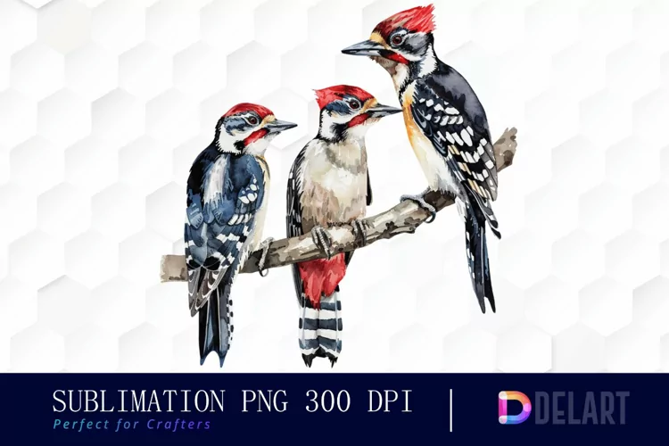 Woodpeckers Graphics Clipart