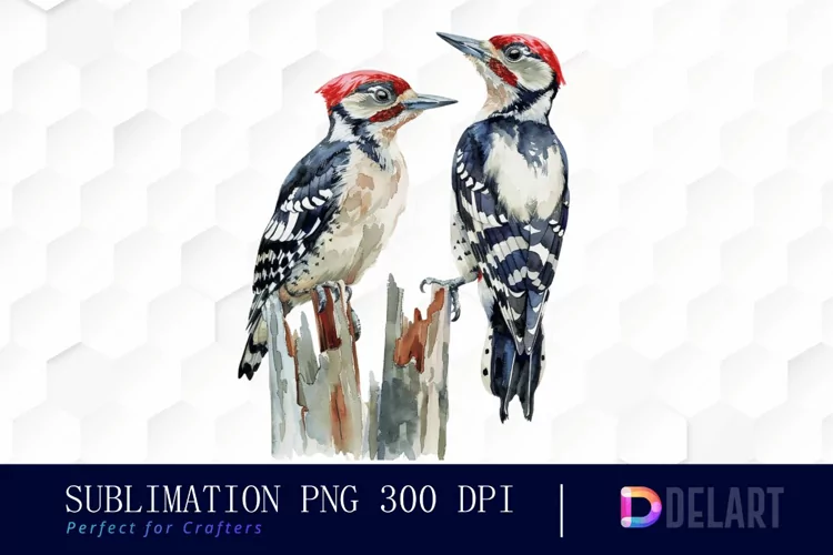 Woodpeckers Graphics Clipart