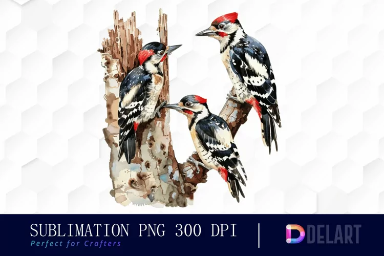 Woodpeckers Graphics Clipart