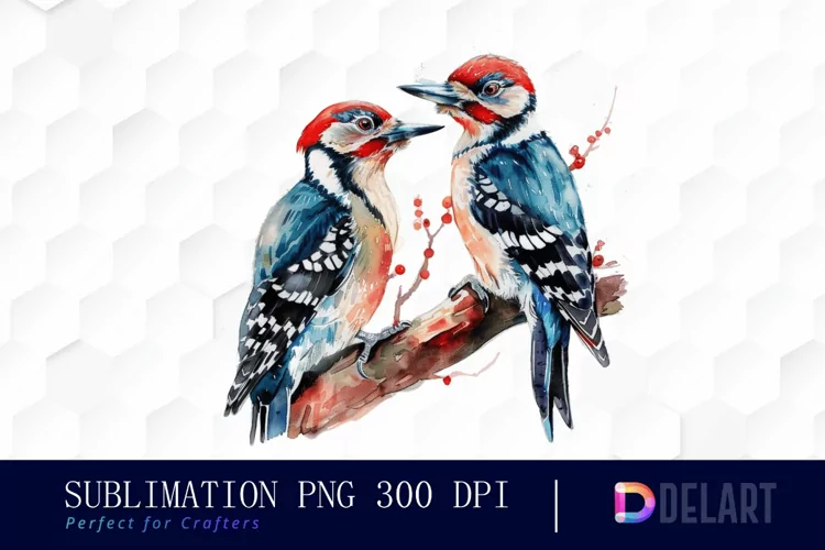 Woodpeckers Graphics Clipart