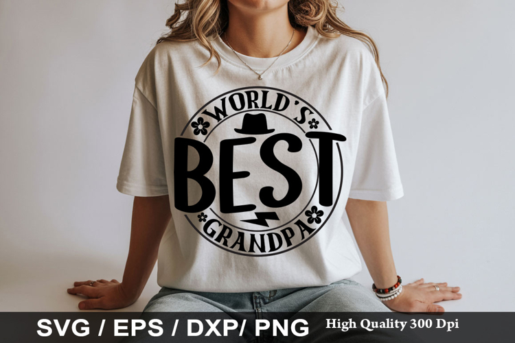 World s best grandpa - Grandpa SVG Design