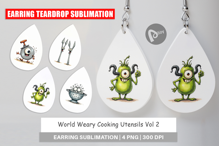 Weary Utensils Earring