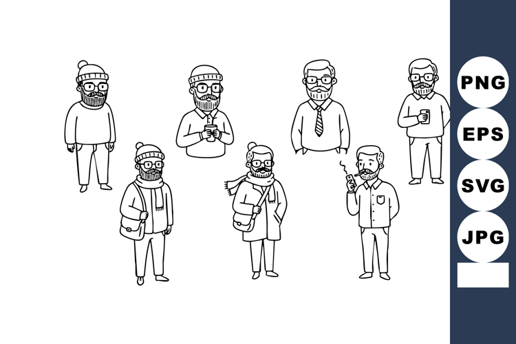 Glasses Vector Image 4
