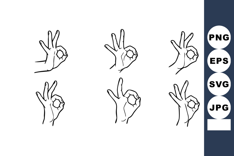 Hand Vector Image 14