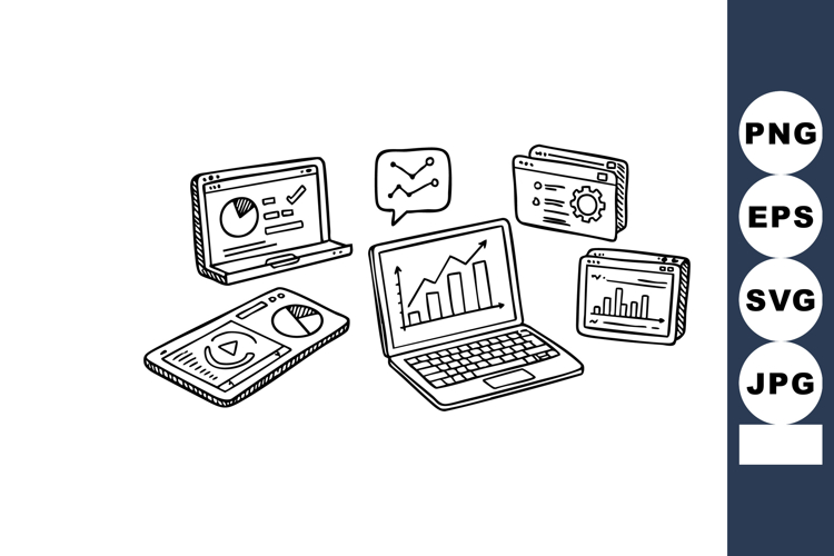Business Analytics and Data Visualization on Multiple Laptop
