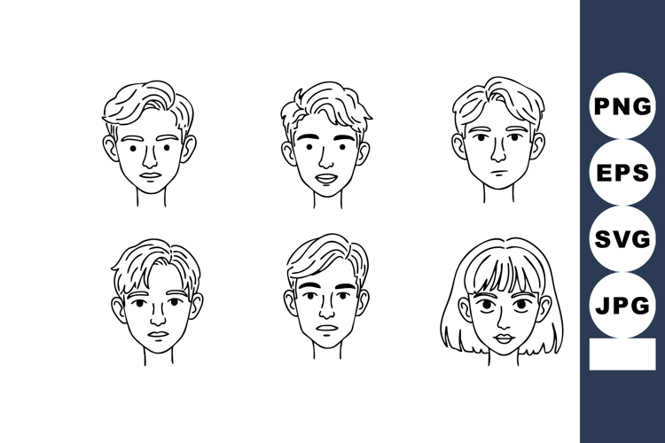 Cartoon Faces Image 13
