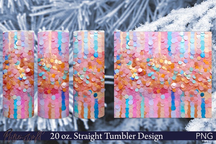 Alcohol Ink Tumbler Wrap