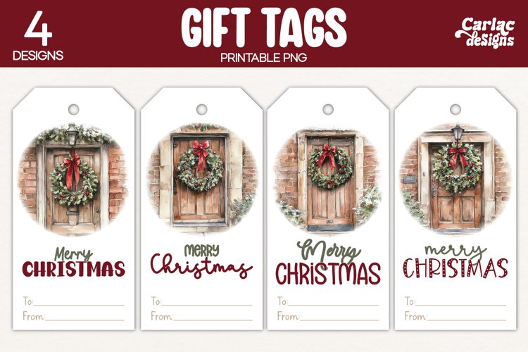Christmas Wreath Clipart Image 8
