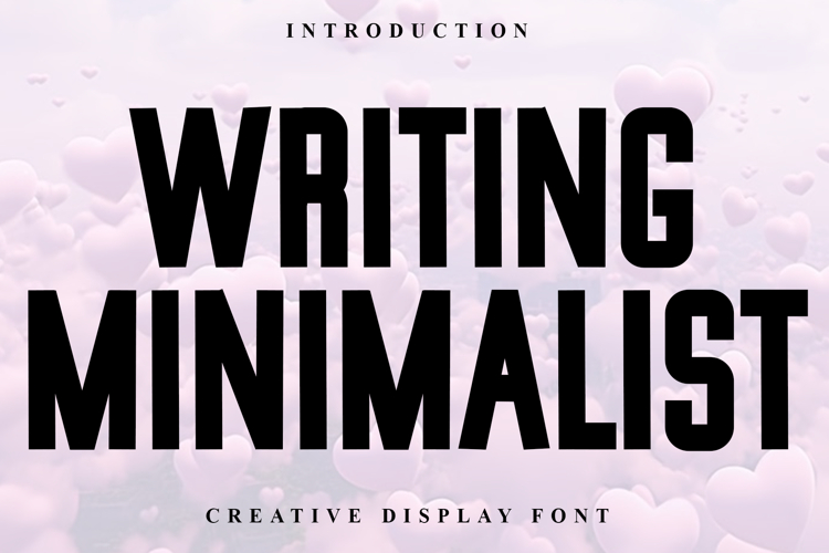 Writing Minimalist