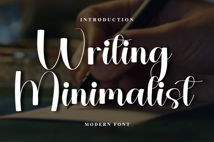 Writing Minimalist