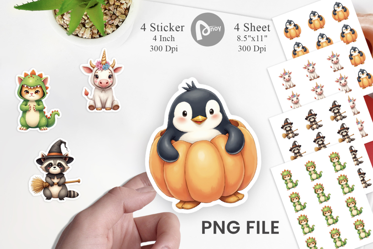 Wrong Costume Baby Animals Sticker