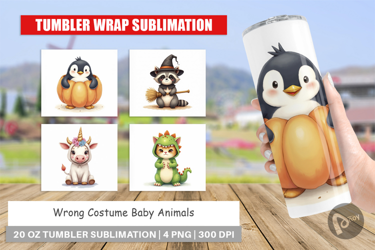 Tumbler Wrong Costume Baby Animals