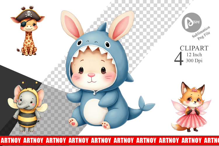 Wrong Costume Baby Animals Clipart