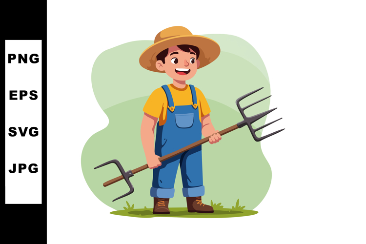 Farmer Clipart Image 14