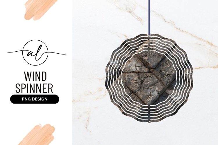 Textured Stone Tile Pattern in Gray and Brown Tones