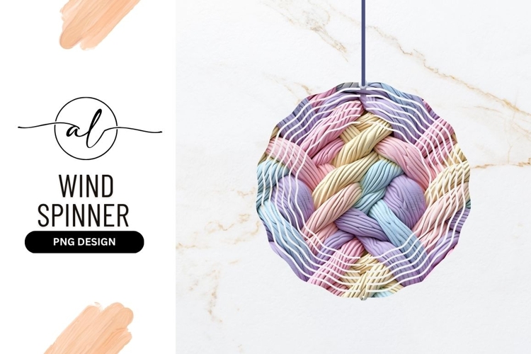 Pastel Woven Texture with Braided Ribbons in Pink Blue