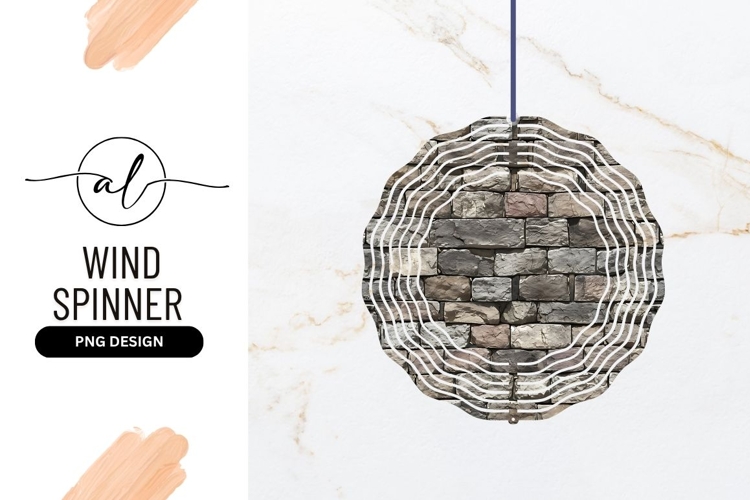 Textured Stone Wall with Rectangular Blocks in Shades