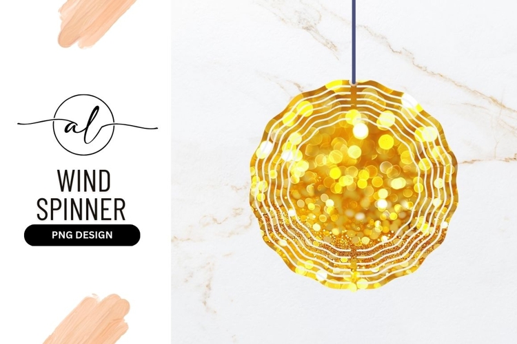 Round wind spinner png design
